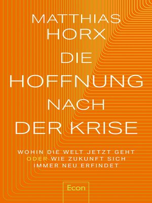 cover image of Die Hoffnung nach der Krise